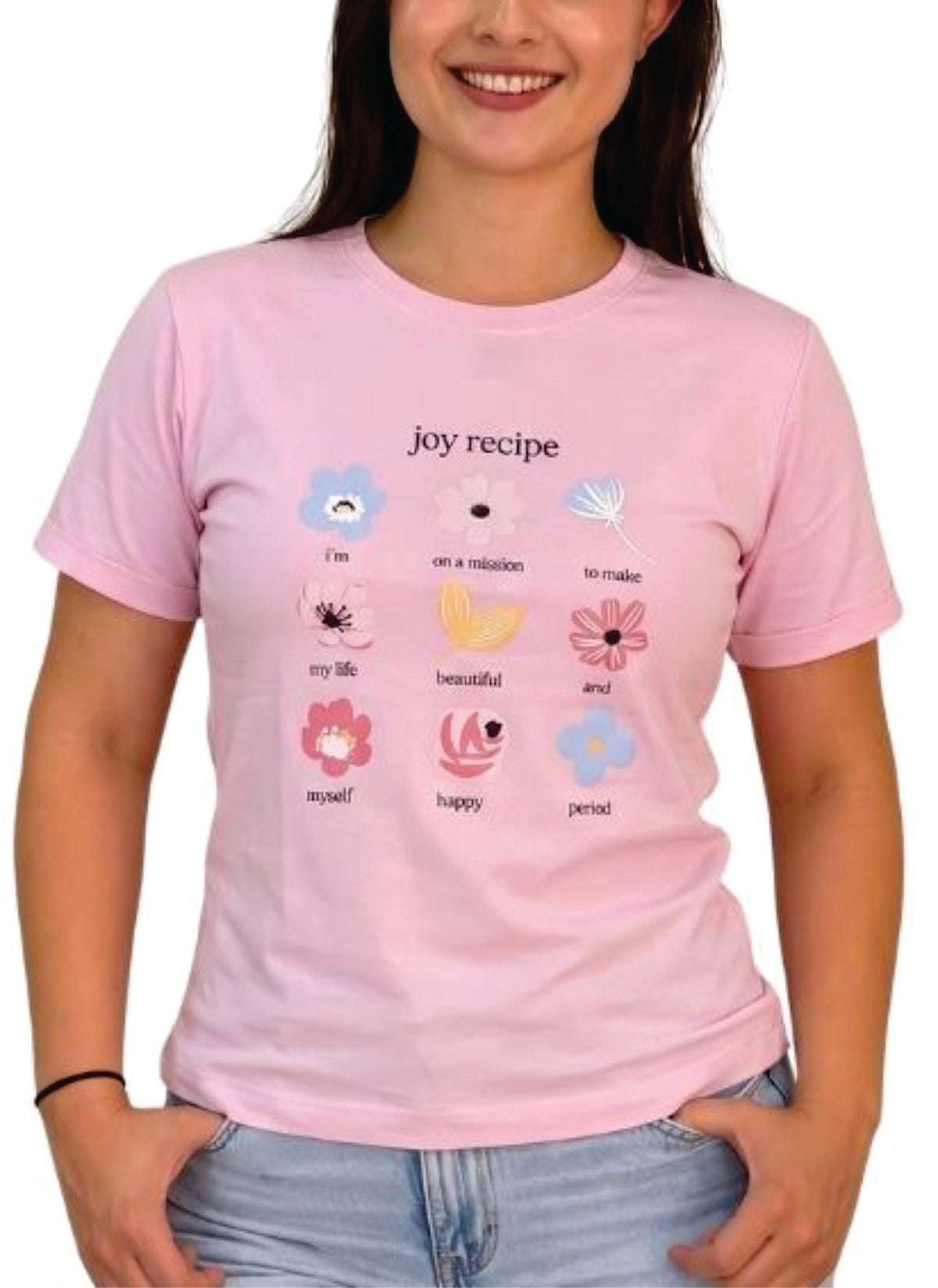 Camiseta Regular Joy Recipe ROSADO