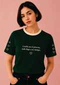 Camiseta Regular Confia En El Proceso VERDE