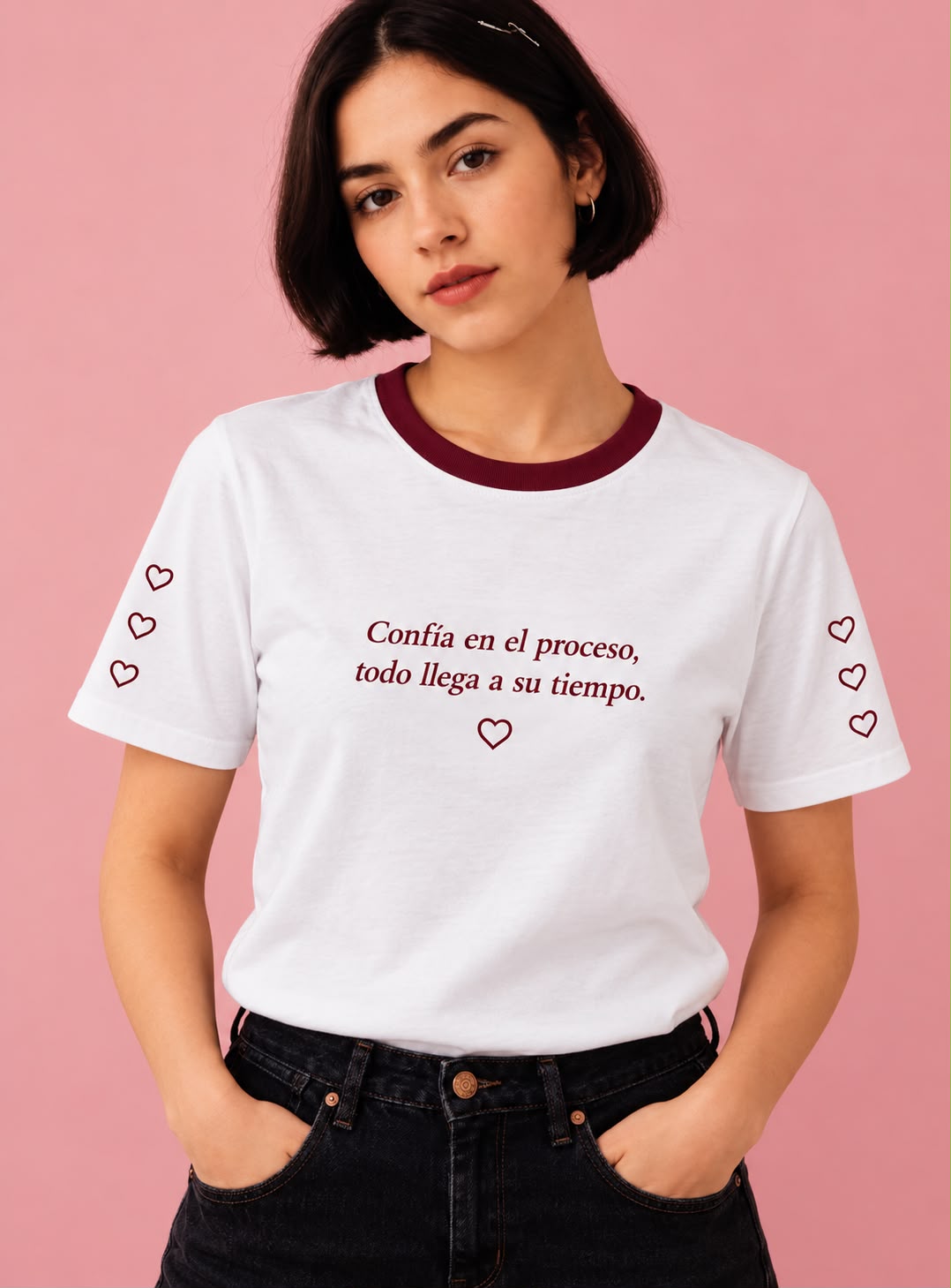 Camiseta Regular Confia En El Proceso