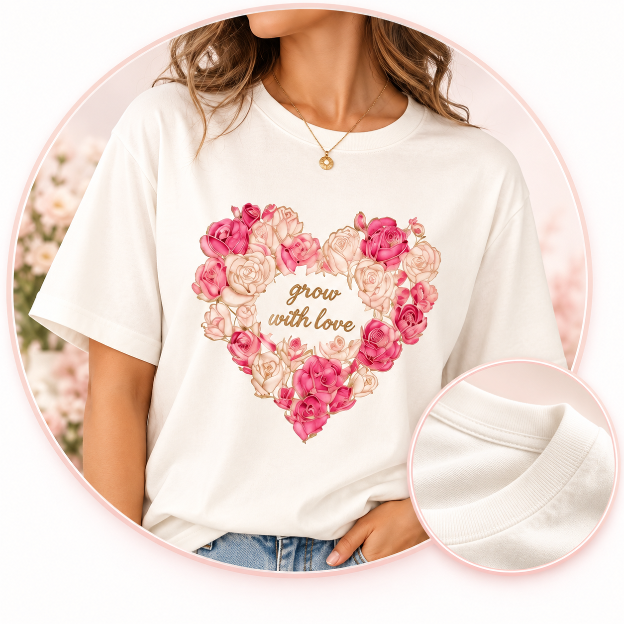 Rival Store — algodón tacto frío, textura y cuello de la camiseta